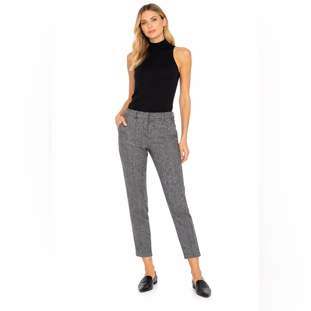 Theory Pants Size 2 Textured Slim Fit 25.5” inseam excellent like-new condition